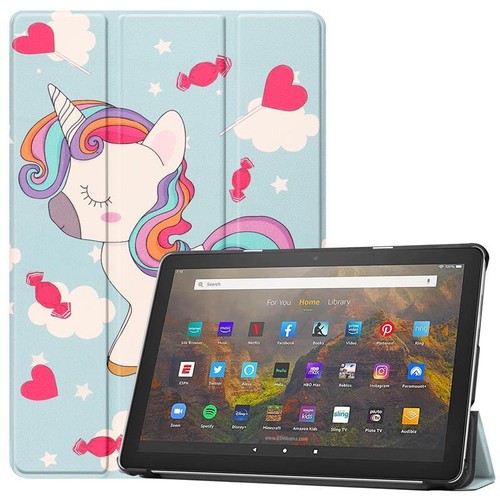 Leather Case Fr Amazon Fire HD 10 13th 11th 9th 7th Generation Stand Smart Cover - Picture 32 of 33