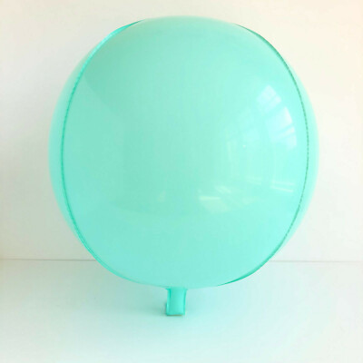 Brandneu 15'' Kugel Kugel Runde Luftballons Makrone Blau Hochzeit Party