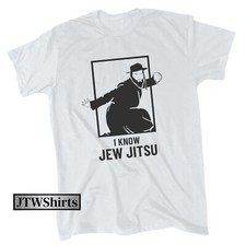 I Know Jew Jitsu Men's T-Shirt - Funny - Martial Arts - Gift - Crew
