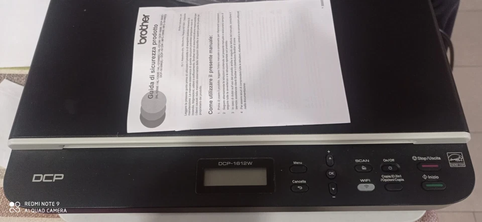 Brother DCP1612W Stampante Multifunzione Laser Monocromatico Wi-Fi - Nero - Immagine 3 di 4