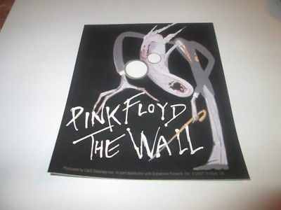 PINK FLOYD STICKER NEW 2007 VINTAGE OOP RARE COLLECTIBLE DICKINSON
