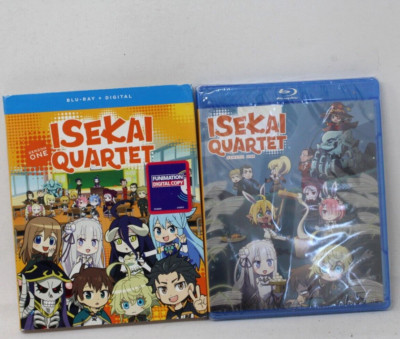 Isekai Quartet Season 1 Blu-ray Yusuke Kobayashi NEW has a loose plastic piece