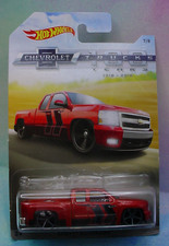 2018 Hot Wheels CHEVY SILVERADO 7  burnt orange-red  CHEVROLET TRUCK 100 Years