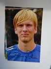 C. POULSEN (2) SCHALKE, JUVENTUS, AJAX & DENMARK - 10x15cm PHOTO ORIGINAL SIGNED