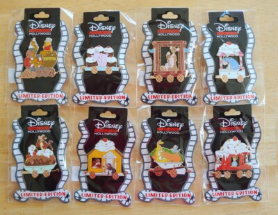 Disney Pin #154802 DSF DSSH - Winnie the Pooh Ice Cream Train 8 Pin Set LE400