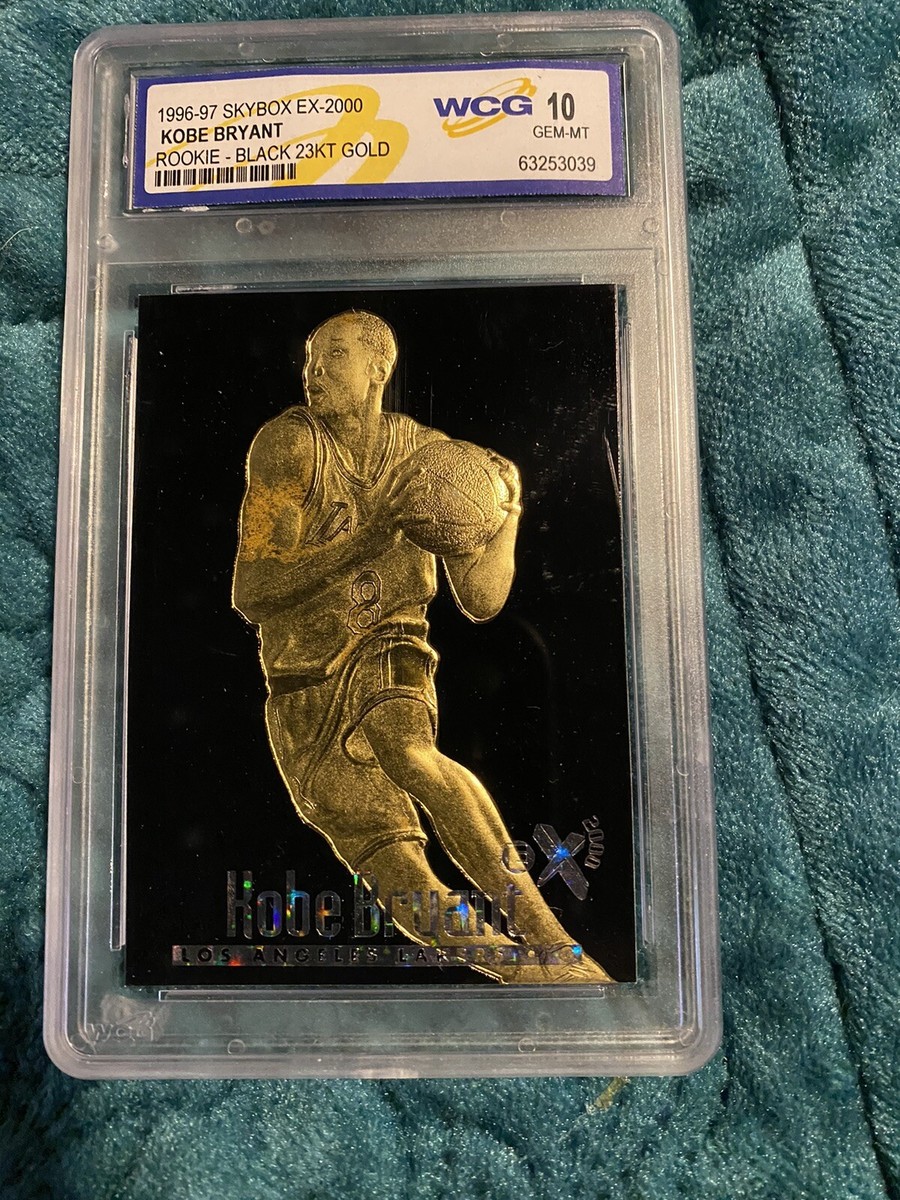 1996-1997 Skybox EX-2000 Kobe Bryant Rookie Black 23KT GOLD 2288