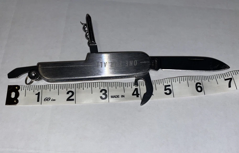 Multi Tool Knife Engraved “All For One” On Front & “One For All” On Back A216