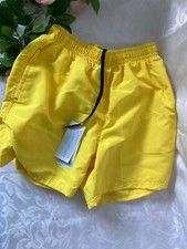 Zagano Men's Yellow Sport Summer Swimwear Shorts Size M New Free P P 