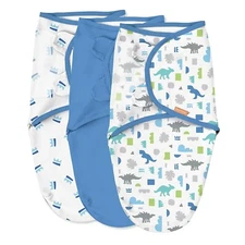 SwaddleMe by Ingenuity Original Swaddle, Size Large, For Ages 3-6 Months, 14-18