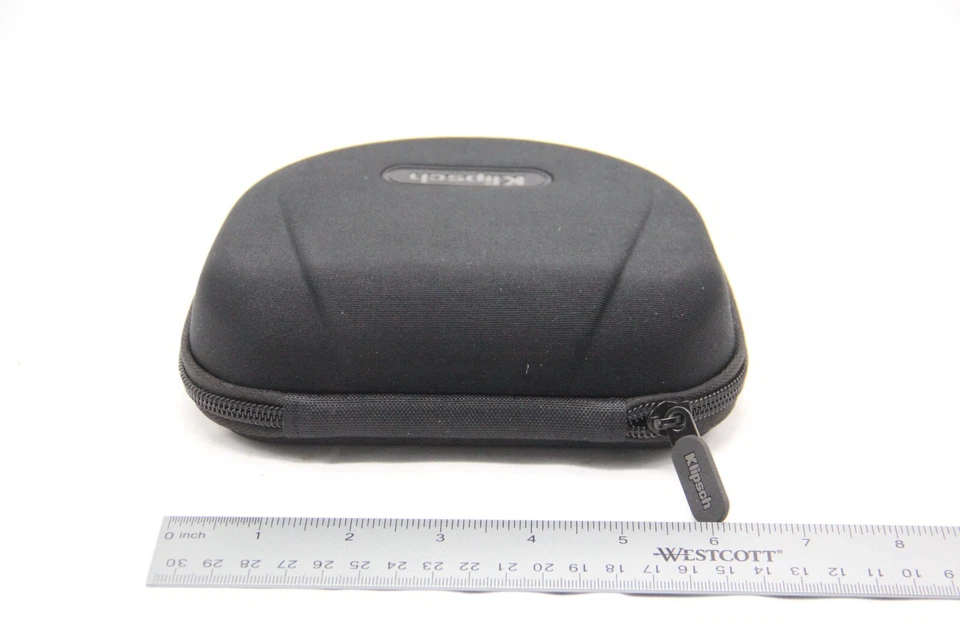 Estuche negro de repuesto para auriculares Klipsch Image ONE II - solo estuche de viaje Foto 2 de 4