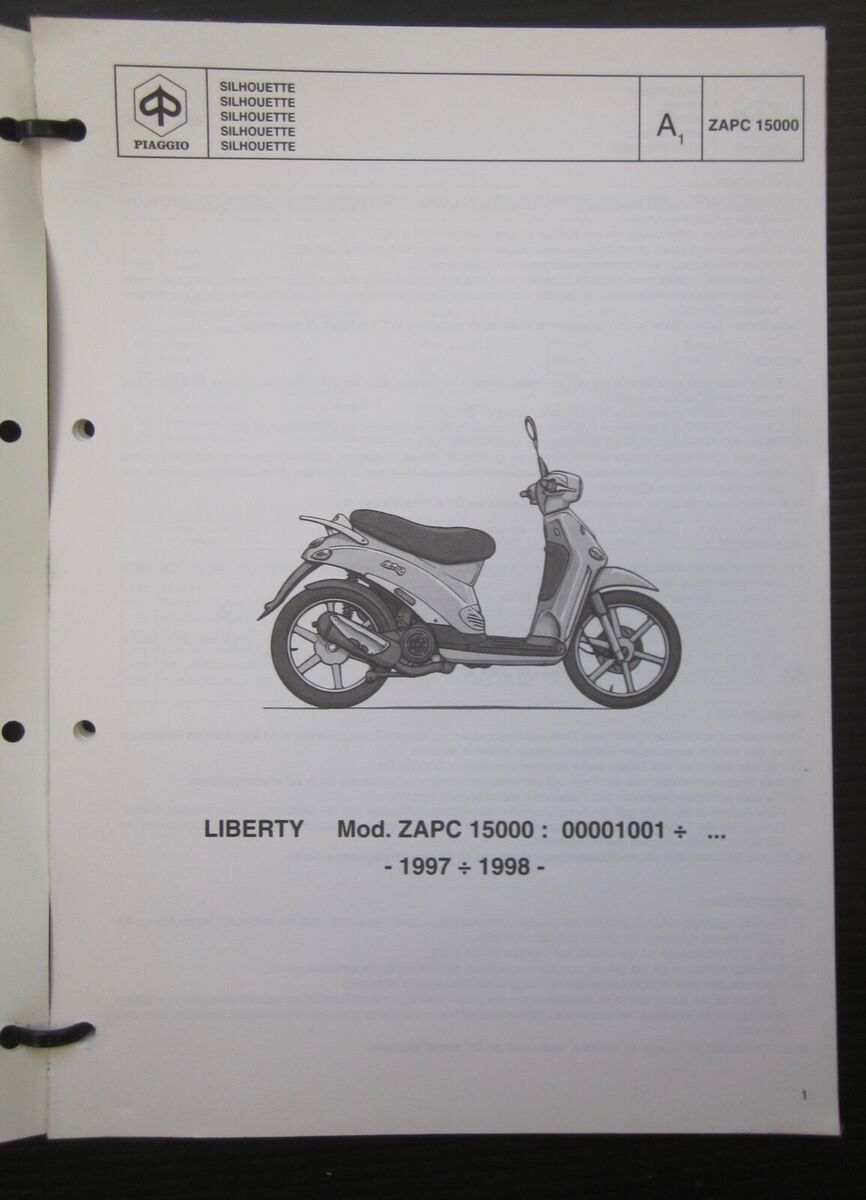 PIAGGIO LIBERTY 2T 50 catalogo parti di ricambio spare parts