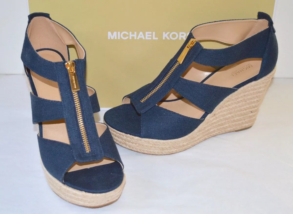 Michael michael kors damita platform wedge best sale sandals