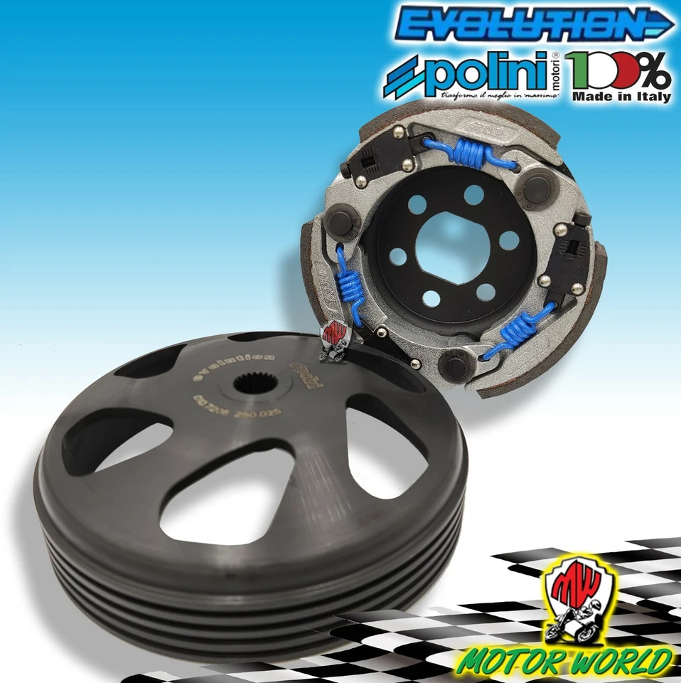 KIT CAMPANA + FRIZIONE POLINI PIAGGIO/GILERA EVOLUTION RACING