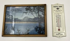 Vintage Tydol Thermometer Framed Print Ralph Stone Pennsylvania