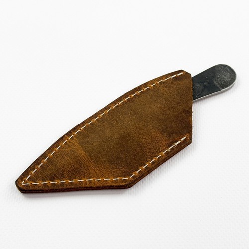 Kiridashi Messer - handgeschmiedete 52100 Stahlklinge & Griff mit Lederscheide. - Bild 8 von 10