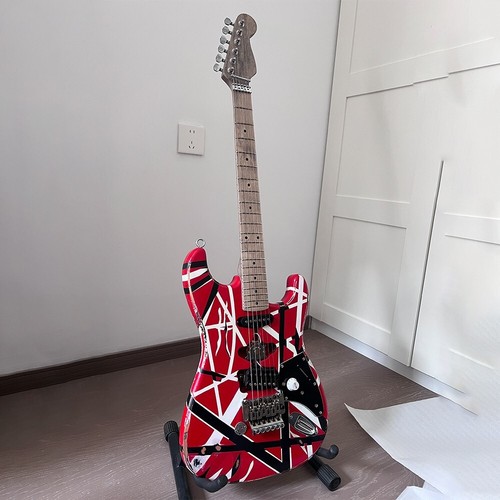 Relic Handmade Replica Eddie Frankenstrat Style Stripped Guitar FREE SHIP - Picture 21 of 21