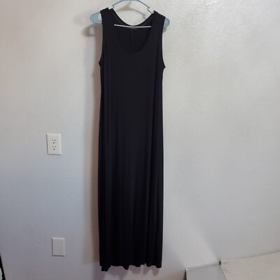 Fresh Produce Dress Women L Black Sleeveless Maxi Neck Rayon Blend Stretch USA | eBay Fresh Produce Dress Women L Black Sleeveless Maxi Neck Rayon Blend Stretch USA | eBay