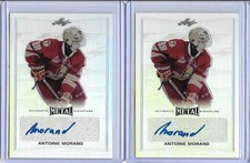 2015/16 Leaf Metal Antoine Morand Silver Prismatic Auto RC Anaheim Ducks