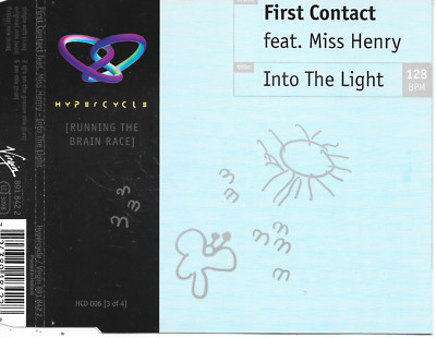 FIRST CONTACT ft MISS HENRY - Into the light CDM 5TR House 1993 Holland (Virgin)