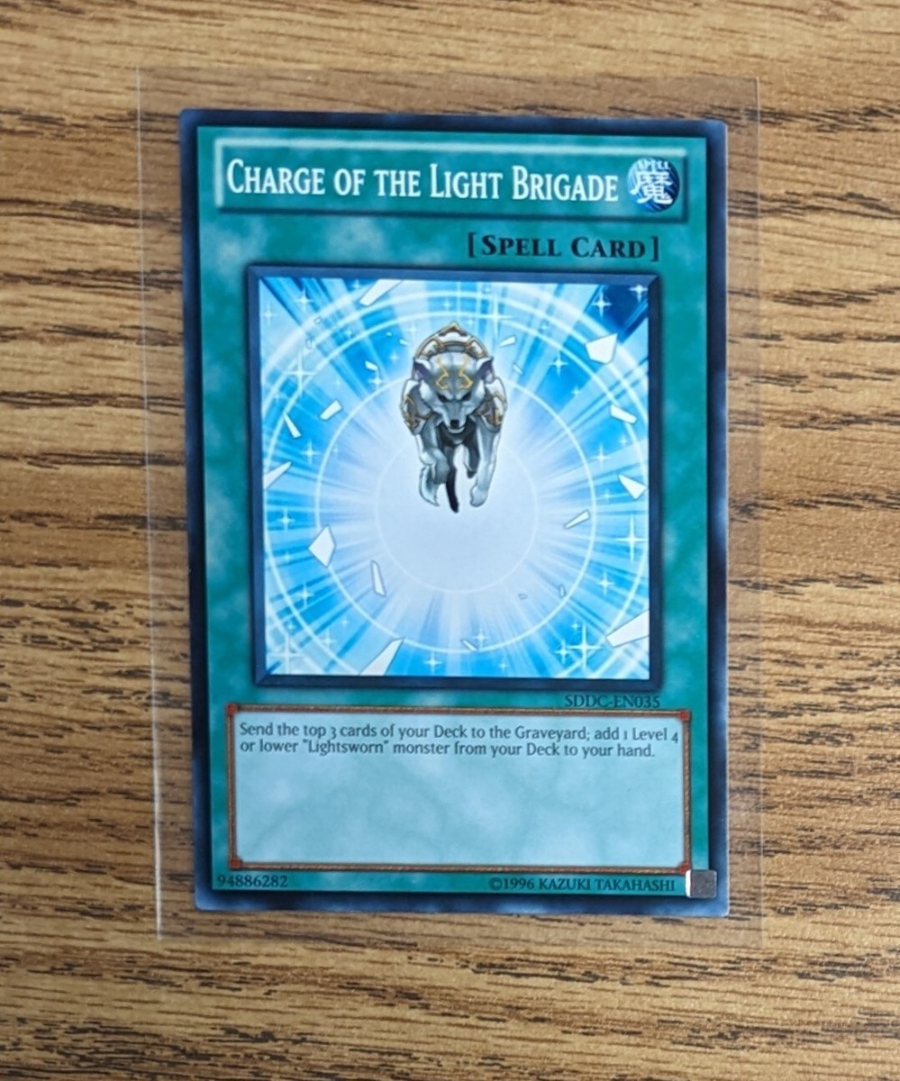 charge of the light brigade yugioh card QCCU-JP138 (UR) Send the top 3 cards of your Deck to the Graveyard YU-GI-OH! - Charge of The