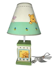 VTG 90’s Winnie The Pooh Nursery Lamp & Nightlight Kids Line 17”