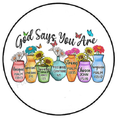 #ad #ad GOD SAYS YOU ARE ENVELOPE SEALS LABELS STICKERS PARTY FAVORS $1.99