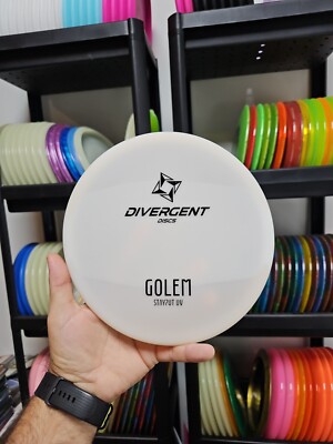 Divergent Discs Golem | Flexible Approach Disc Golf Disc Stayput Uv Color Change