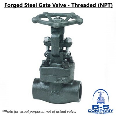 OMB Forged Steel Gate Valve 2'' CL800 Socket Weld LF2 Trim NACE