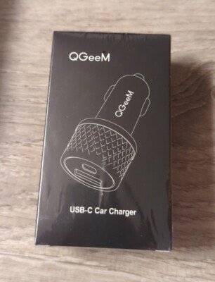 USB-C Car Charger PD & 3.0 Type C Ports 36W Charging Dock Phone iPhone Android 