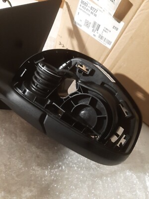 Specchietto Retrovisore Sinistro Per Smart Fortwo 453, Elettrico, Riscaldabile, Nero, 5 Poli