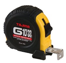 Tajima G-33/10MBW 33-Feet or 10-Meter by 1-Inch Steel Blade Tape Measure