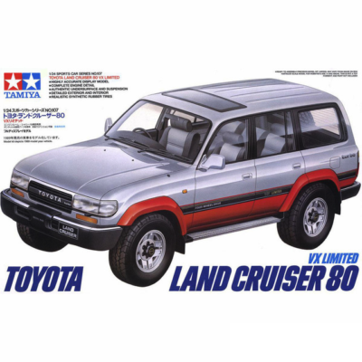 Tamiya Model Kit Toyota Land Cruiser 80 car 1 24 Scale 24107 for