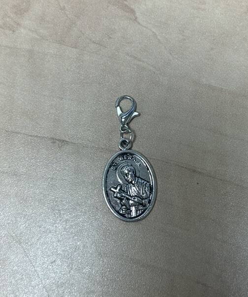 Lot 25 medal charms Pendants St Gerard / Our Lady Of Perpetual Help Jewelry