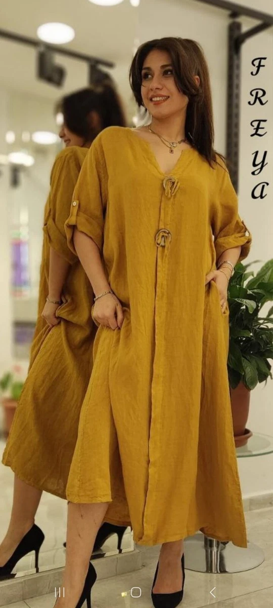 Puro lino robe online