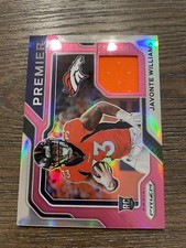 2021 Panini Prizm #PJ-15 Javonte Williams Premier Jerseys Pink