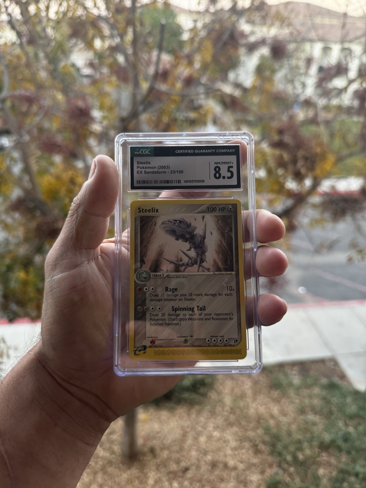 Steelix 23/100 EX Sandstorm CGC 8.5