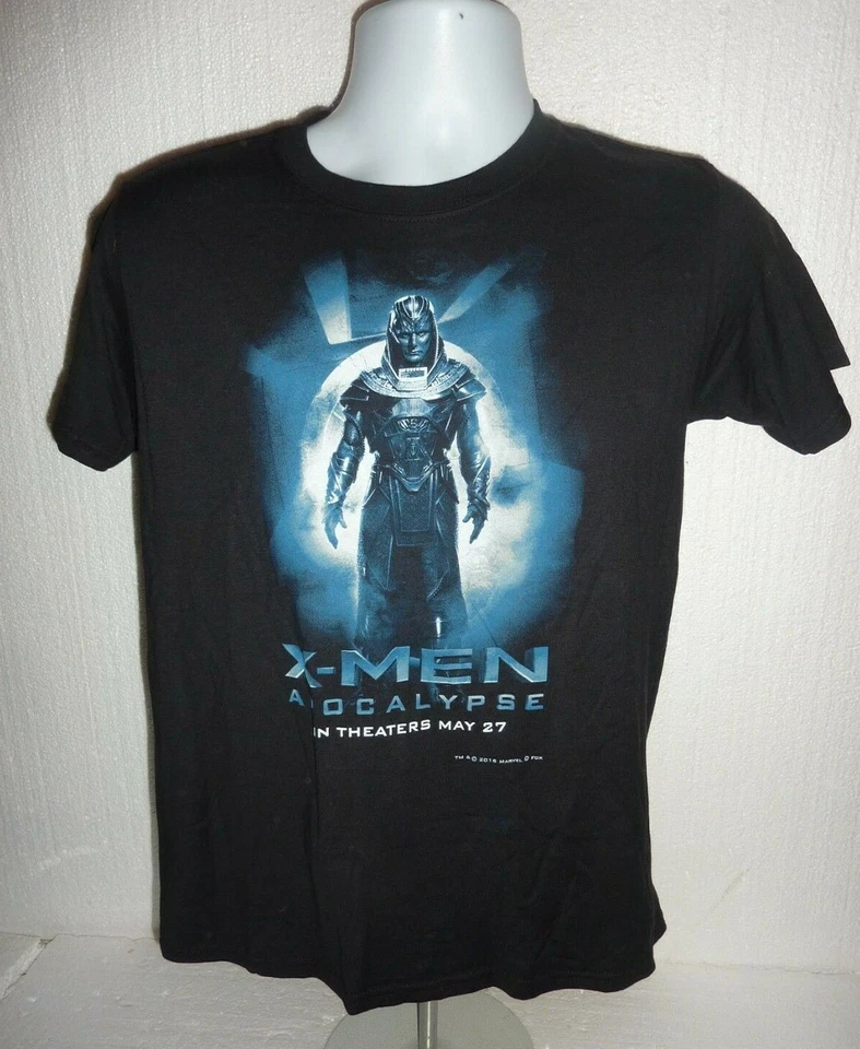Camiseta Oficial X-MEN APOCALYPSE PELÍCULA DE Marvel 27 de mayo de 2016 Promo BOY’S XL C-30 Foto 2 de 4