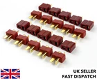 10 x Pairs Deans T Plugs Male & Female Connectors/Plugs 10x 5x 12v 24v RC LiPo