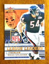 2002 BRIAN URLACHER FLEER LEAGUE LEADERS ULTRA 9 of 27  LL, CHICAGO BEARS INSERT