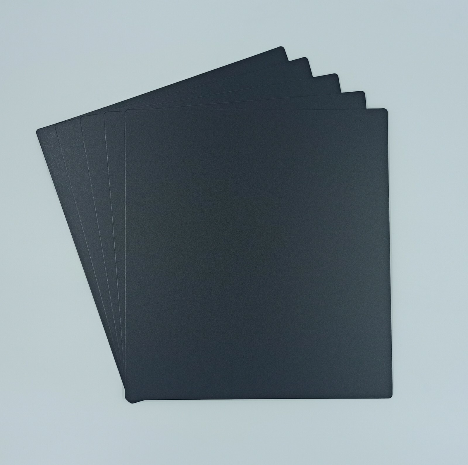 Intercalaires noirs pour vinyles 33T en plastique rigide - Lot de 10 séparateurs 30cm