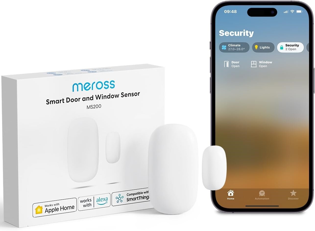 Meross Sensori Wi-Fi Meross Sensore Porte&Finestre Smart RF - Apple HomeKit