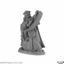 DAMRAS DEVERIL, WIZARD Reaper Miniatures Bones USA: Reaper Legends REM30007 D&D