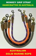 Monkey Grip Strap Solid Rope Security Beginner Children Young Horses AUSSIE MADE