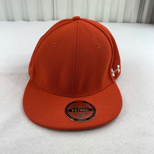 Under Armour Adult Hat Cap Orange White 