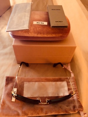 Authentic Miu miu SMU 10 NS 1AB1A1 Sun glasses /black