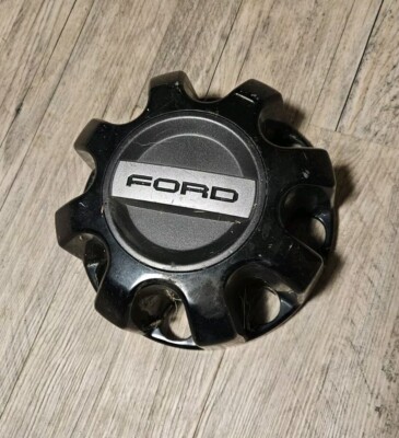 BS (1) 2017-24 Ford F-250 f-350 OEM Gloss Black Front Center Cap KC3J
