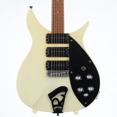 Rickenbacker 320 BLACK TRIM WHITE Used Electric Guitar 1985