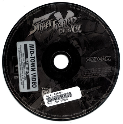 Street Fighter EX Plus Alpha Sony PlayStation Disc Only Tested Working PS1 Game
