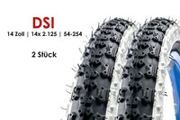 2 StüCk 14 Zoll Dsi 54-254 Fahrrad Reifen Kinderwagen Roller 14X 2.125