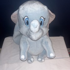 Disney Dumbo Elephant Ty 16" Stuffed Animal Plush, Grey